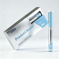 Boîte en carton écologique personnalisée, imprimée, recyclable, pour stylos, flacons en verre, avec doublure en éponge, OEM ODM, boîte d'expédition en papier pour kit et ensemble