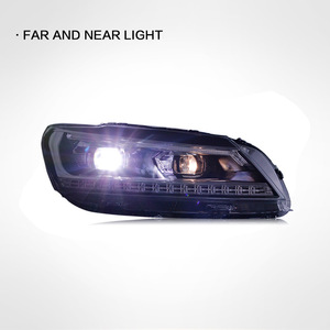 Faro Anteriore per <span class=keywords><strong>Volkswagen</strong></span> <span class=keywords><strong>Passat</strong></span> <span class=keywords><strong>B7</strong></span> 2012-2016 Versione Europea con LED DRL HID Angel Eye Doppio Fascio Xenon Nuovo Accessori VW 12v - Product Image 5