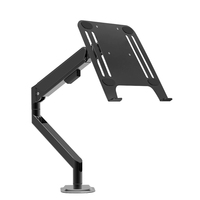 Support de bureau pour ordinateur portable Charmount avec bras à ressort mécanique, bras extensible pour ordinateur portable, support de bras pour ordinateur portable