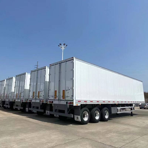 FengNiao Manual 3 Axles 12.15M Refrigerated <b>Van</b> <b>Box</b> Truck 31-40T >450hp Euro 3 Diesel Refrigerated Container Semi Trailer Food - Product Image 6
