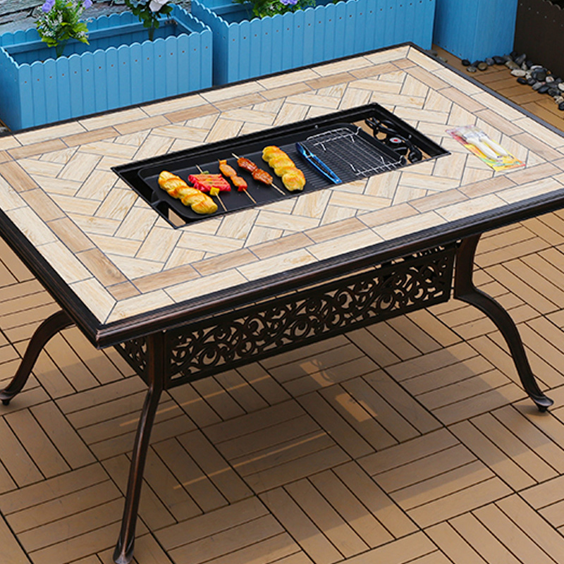 Table BBQ couleur 2