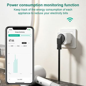 Matter WIFI Akıllı Priz EU 16A Enerji İzleme Özelliğiyle Alexa, Google Home, Apple Homekit ile Uyumlu Aşırı Yük Korumalı Duvar Prizi - Product Image 3