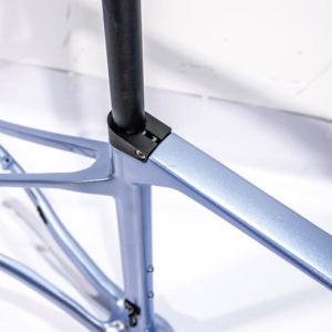 Giá Rẻ T700 700C Xe Đạp Frameset Sợi Carbon Đường Xe Đạp Khung Với Đĩa Phanh Thru Trục 100/142Mm Carbon Ngã Ba 12 Tốc Độ Đường Xe Đạp - Product Image 4