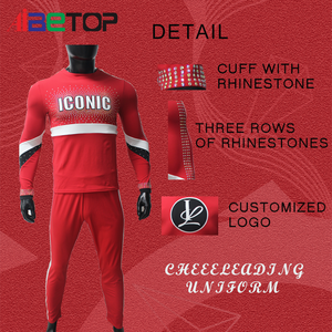 Coloré personnalisé danse pratique porter haute qualité Cheerleading uniformes garçon et hommes <span class=keywords><strong>Cheerleader</strong></span> <span class=keywords><strong>Costume</strong></span> à vendre - Product Image 1