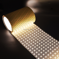 10 mètres de longueur feuille de LED panneau de rétroéclairage LED Flexible DC24V 410 LED par mètre en 10000*240mm pour la publicité de rétroéclairage