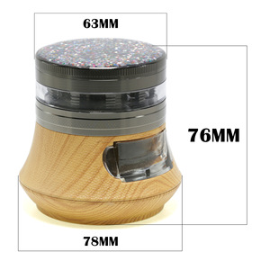 <span class=keywords><strong>Triturador</strong></span> de Cigarrillos Metálico de Lujo Ligero, Diseño de Cinco Capas de 63MM, con Cubierta de Lentejuelas y Cajón en Forma de Jarrón, Modelo 7948 - Product Image 2