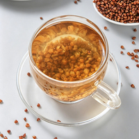 Thé de sarrasin noir de Tartarie |   Thé aux céréales à base de plantes pour le soutien de la glycémie et des lipides |   Sans caféine |   Sarrasin grillé en vrac |   OEM personnalisé