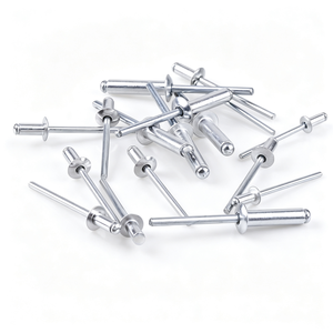 Rivets aveugles en aluminium à tête plate de type ouvert durables GB/T12618.1-2006, rivets à tirer pour meubles et connexions métalliques - Product Image 4