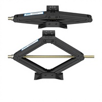 Vente en gros usine Lot de 2 vérins stabilisateurs ciseaux pour camping-car 6600 lbs Fonction de nivellement précise Opération manuelle Hauteur de levage 120-670 mm