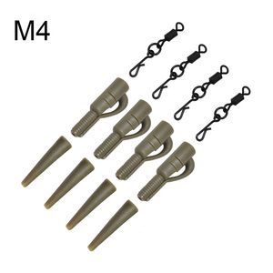 Kit de pêche à la carpe Hirisi Chod Rig avec émerillons à changement rapide, clips de sécurité et accessoires de terminaison pour la pêche à la carpe - Product Image 5