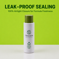 Flacon de crème 10cc en plastique blanc, flacon de crème contour des yeux, flacon de sérum tonifiant 10ml
