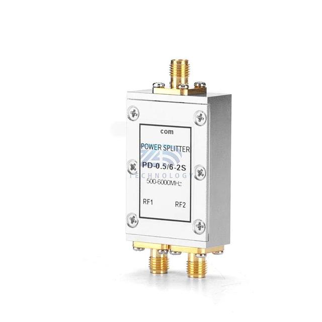 Wholesale 0.5-6GHz 2 Way RF Power Splitters 500-6000MHz Wilkinson Power Divider with Connector RF Splitter