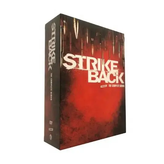 Rilis baru disc gratis pengiriman DDP Beli baru Cina produsen DVD set kotak Film acara TV Film Disk Strike Back Seasons 1-7