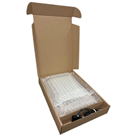 Caja de Envío para Portátiles con Carpetas para Portátiles de 13 a 15.6 Pulgadas, Cartón Corrugado Reciclable, Laminación Mate y Grabado en Relieve