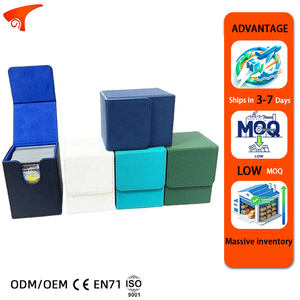 Boîte de rangement pour plus de 100 cartes, boîte de jeu de société, étui imprimé, cadeau, respectueux de l'environnement, logo personnalisé pour Mtg Yogioh - Product Image 1