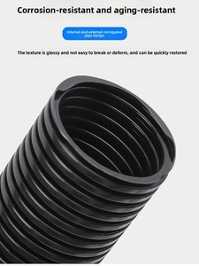 <span class=keywords><strong>Tubo</strong></span> flexible de gran diámetro AD672, material PA/PP ignífugo, <span class=keywords><strong>tubo</strong></span> de plástico tipo piel de serpiente, funda protectora para cables PE80 - Product Image 2