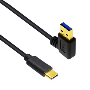 <span class=keywords><strong>USB</strong></span> 3.0 plaqué or (<span class=keywords><strong>Type</strong></span>-A) 90 °   <span class=keywords><strong>C</strong></span>âble de synchronisation et de charge <span class=keywords><strong>USB</strong></span> mâle vers <span class=keywords><strong>USB</strong></span> 3.1 (<span class=keywords><strong>Type</strong></span>-<span class=keywords><strong>C</strong></span>) mâle (noir) 0,25 m - Product Image 2