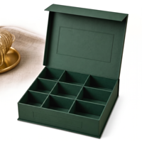 Nuss-Lebensmittel-Papierbox mit Sechs-Fächer-Einsatz für Trockenfrüchte-Verpackung Individuell Bedruckte Luxus-Premium-Geschenkbox