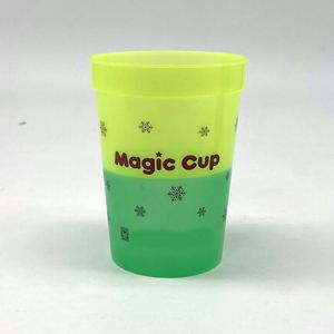Custom Logo Printed 16oz <b>Plastic</b> Stadium <b>Cup</b> Environmental Protection <b>Plastic</b> Color Change <b>Cup</b> Mood <b>Cup</b> - Product Image 2