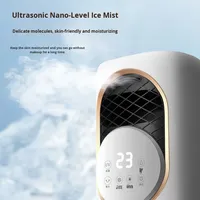 Kipas Angin AC Menara Listrik Plastik Portabel Senyap untuk Penggunaan Komersial, Model Baru 2025, Fungsi Ganda Dingin Hangat, Dilengkapi Remote Control