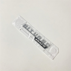 STZT 1668176500 <span class=keywords><strong>BITURBO</strong></span> <span class=keywords><strong>4matic</strong></span> Emblèmes Badges Accessoires d'extérieur de luxe pour <span class=keywords><strong>Mercedes</strong></span> Benz AMG Voitures Autocollant d'installation facile - Product Image 5