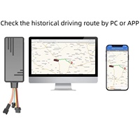 Traceur GPS automobile 2G avec télécommande, fixation pare-brise, microphone et bouton SOS, garantie 1 an