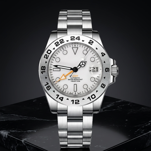 เคลือบ AR แซฟไฟร์ GMT NH34 โลโก้ S กลไก Seiko รุ่น Homage Diver 50 บาร์ ขอบเซรามิก สแตนเลสสตีล กันน้ำ กระจกคริสตัล - Product Image 2