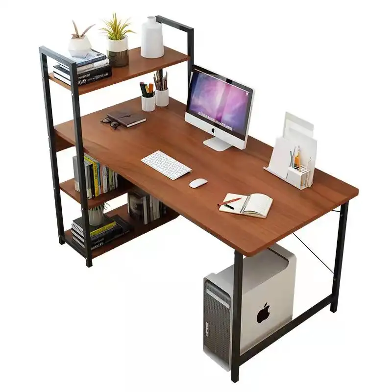 Meja belajar kantor Modern meja komputer stasiun kerja MDF desain sederhana