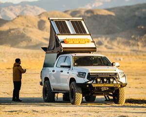 รถปิคอัพอลูมิเนียมอัลลอยด์ทรงพุ่มแบบแข็งสำหรับนิสสันนาวารา NP300พับได้ฟังก์ชั่นล็อคกันน้ำใช้ได้กับรถปิคอัพ Ford GMC - Product Image 5