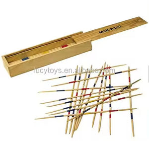 Vente en gros Bâton de ramassage de jeux d'extérieur en bois <span class=keywords><strong>Mikado</strong></span> géant pour enfant - Product Image 6