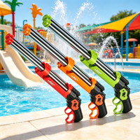 Pistolet à eau double tube personnalisé pour enfants, jouet spatial, pour la plage, le rafting et les combats aquatiques en extérieur