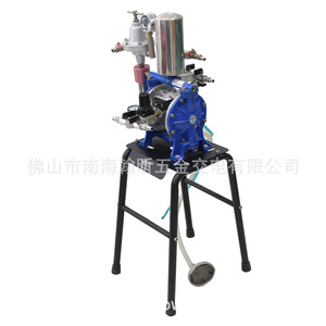 Bomba Neumática de Diafragma Owl de 20 mm con Soporte, 10-100 L/Min, para Transferencia de Pintura - Product Image 1