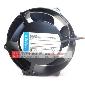 Ventilateur sans balais Ebmpapst DC DV6224 24V 1700mA 41W pour refroidissement d'onduleur de fréquence - Product Image 2
