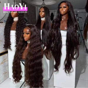 วิกผมลูกไม้ด้านหน้า100% ผมมนุษย์แท้วิกผมมีลูกไม้เต็ม13X6 360ไม่มีกาววิกผม - Product Image 2