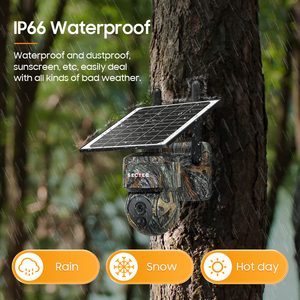 Sectec ngụy trang năng lượng mặt trời 4G không dây ngoài trời giám sát IP66 wifi từ xa có thể sạc lại pin trang trại <span class=keywords><strong>Camera</strong></span> An Ninh - Product Image 3