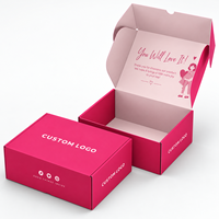 Boîte d'expédition pliable personnalisée, directement de l'usine, offrant des couleurs à fort contraste et un logo personnalisé pour les cadeaux de boutique