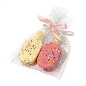 2pcs Set Eco-Friendly Foam Technique Pink Vanilla Chocolate Dipped Ice for Hard Material Simulation Dessert Models Decoration - Product Image 2