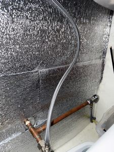 Chống cháy đóng cửa di động xlpe cách nhiệt bọt với lớp nhôm chống thấm nước và chịu nhiệt - Product Image 5