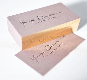 Biglietto da visita tipografico dorato stampa tipografica aziendale di qualità personalizzata stampa di congratulazioni - Product Image 1