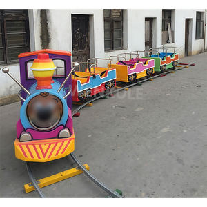 Balade en train électrique sur Park & Home Attractions <span class=keywords><strong>1</strong></span> + 3 Cabines avec lumières LED musicales et <span class=keywords><strong>attraction</strong></span> touristique fumée Direct du fabricant - Product Image 2