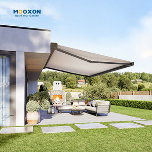 Auvent de <span class=keywords><strong>toit</strong></span> rétractable, pavillon motorisé en aluminium de luxe pour l'extérieur, fournisseur de protection solaire imperméable pour hôtels et villas - Product Image 2