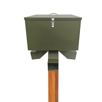 Mangeoire à maïs verticale multi-positions JH-Mech Custom Deer, capacité 30 lb, alimentation par gravité, en métal, pour cerfs