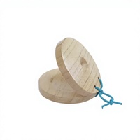Castanet Best Selling YONGXIN Wood Flamenco Castanets Educational Toy for Baby Musical Instrument 6-Piece 5.7cm Diameter