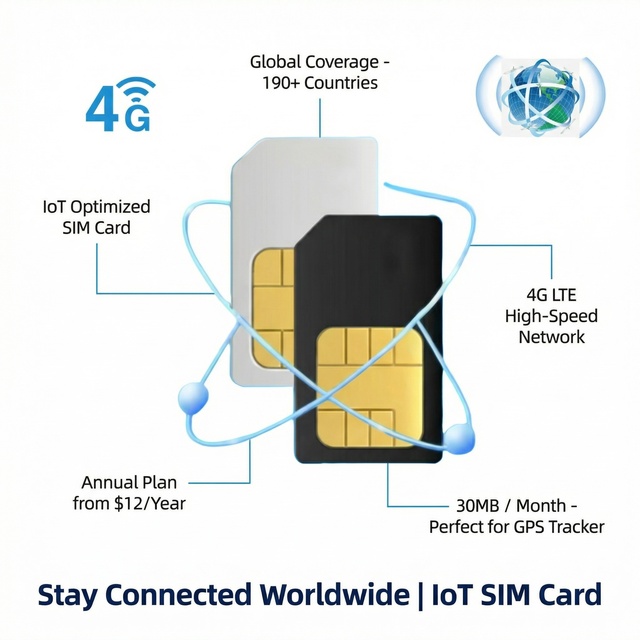 Super Cost-Effective High-Speed 4G SIM Card for Australia with Massive Data for GPS Tracking Devices PC Support 180 View Angle
