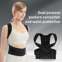 SHIWEI-5523 # Ceinture de soutien dorsal très vendue, correcteur de posture confortable, ceinture de protection dorsale unisexe pour adultes, taille universelle