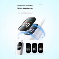 Cepillo de Dientes Eléctrico Carepik con Pantalla LED y Sensor de Presión, Profesional, Automático, Recargable