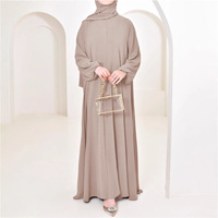 Robe décontractée multicolore style basique Abaya