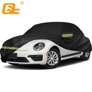 Housse de voiture imperméable compatible avec Volkswagen New Beetle 1998-2022, housses de voiture coupe-vent 210T toutes saisons pour le soleil, la pluie et la neige - Product Image 1