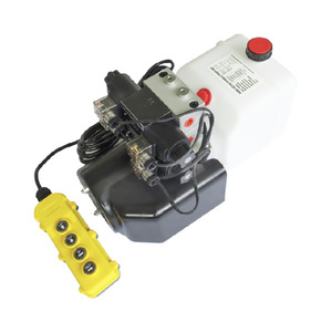 Unité hydraulique 12V 24V DC 250 bars, pompe à engrenages monophasée, système mini-élévateur, moteur en cuivre pur - Product Image 1
