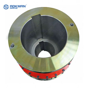 Accouplement à engrenages personnalisé à haute efficacité de transmission Accouplement d'arbre d'engrenage à tambour de grue - Product Image 2